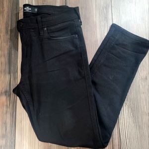 Hollister Mens black skinny jeans